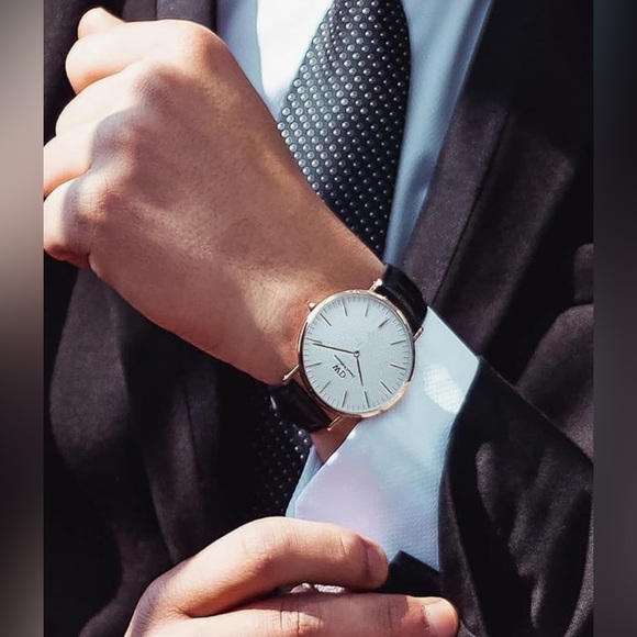 Daniel Wellington Other - Classic Black and Gold Watch Used like New